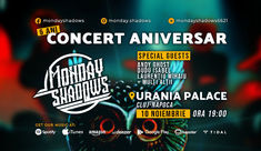 Monday Shadows sarbatoresc in curand 6 ani de la infiintare printr-un eveniment special ce va avea loc la Cluj Napoca