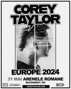 Corey Taylor (Slipknot, Stone Sour) la Arenele Romane pe 31 Mai