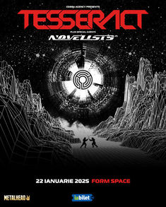Concert Tesseract si Novelists pe 22 Ianuarie in /FORM Space