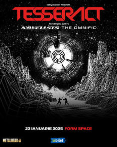 Concert Tesseract si Novelists pe 22 Ianuarie in /FORM Space