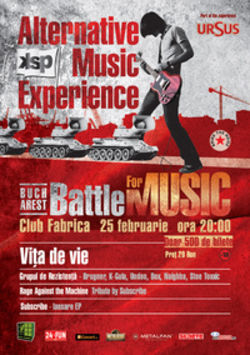 Alternative Music Experience - Battle for Music cu Vita De Vie