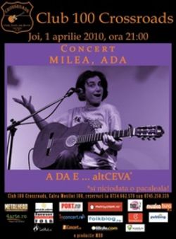 Concert Ada Milea in 100 Crossroads