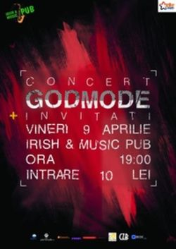 Concert Godmode in Irish & Music Pub din Cluj