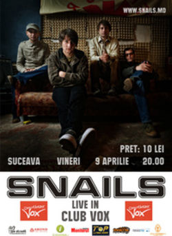 Concert Snails in Club Vox din Suceava
