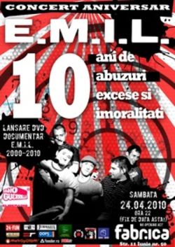 Amanat: Concert E.M.I.L. in Club Fabrica din Bucuresti