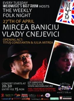Concert Mircea Baniciu in club Mojo
