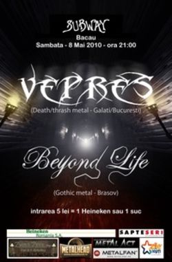 Concet Vepres si Beyond Life in club Subway din Bacau