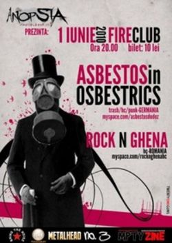 Concert Asbestos in Obstetrics in Fire Club din Bucuresti