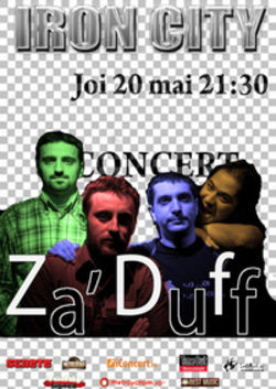Concert Za'Duff in Iron City din Bucuresti
