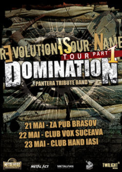 Concert Domination, formatia tribut Pantera, in Club Hand din Iasi