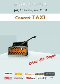 Concert Taxi in Music Club din Bucuresti