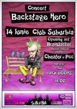 Concert The Backstage Hero in Suburbia din Bucuresti