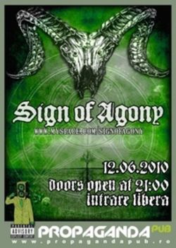 Concert Sign Of Agony in Club Propaganda din Sibiu