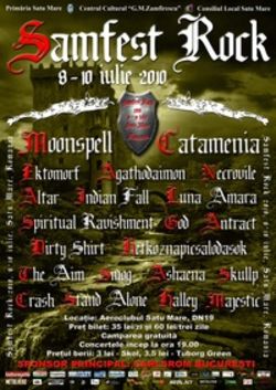 Concert Moonspell si Catamenia la Samfest 2010
