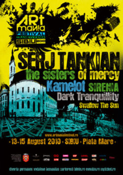 Artmania Festival 2010 - Serj Tankian, Kamelot, Sirenia, Sisters Of Mercy