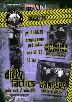 Concert Dirty Tactics in Propaganda Pub Sibiu