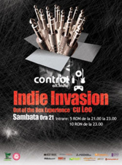 Indie Invasion in Club Control din Bucuresti