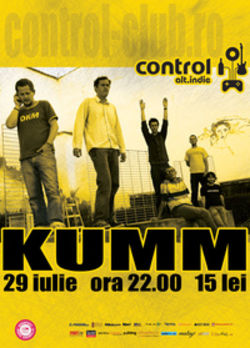 Concert Kumm in Club Control din Bucuresti