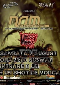 Concert NOM si Messy Meex in club Subway din Bacau