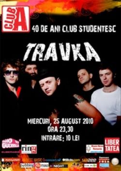 Concert Travka in Club A din Bucuresti