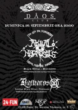 Concert Akral Necrosis in Club Daos din Timisoara