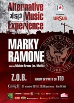 Concert Marky Ramone in Silver Church Bucuresti