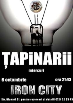 Concert Tapinarii in Iron City Bucuresti