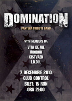 Concert Domination (Pantera Tribute Band) in Club Control