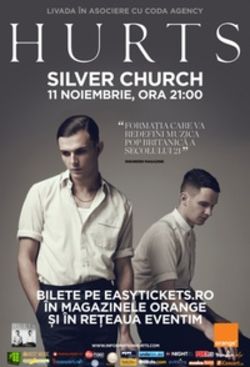 Amanat: Concert Hurts in Silver Church din Bucuresti