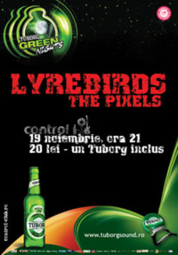 Concert Lyrebirds si The Pixels in Club Control Bucuresti