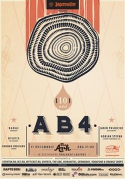 10 ani de AB4 in club The Ark Bucuresti