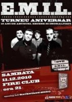 Concert E.M.I.L. in Fire Club din Bucuresti