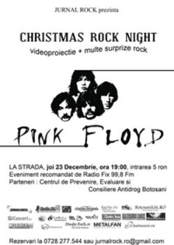 Christmas Rock Night cu Pink Floyd in Botosani
