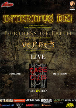 Concert Interitus Dei, Fortress Of Faith si Vepres in Cage Club
