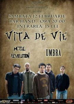 Concert Vita De Vie in Hand Bar din Iasi