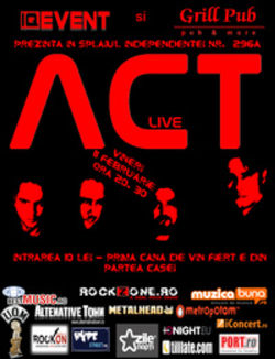 ACT in concert la Grill Pub din Bucuresti