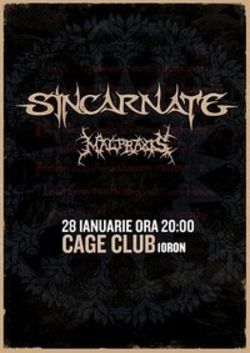 Concert Sincarnate si Malpraxis in Cage Club