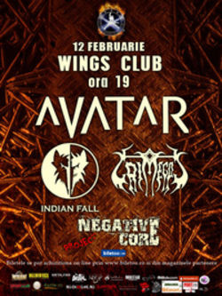 Concert Avatar, Indian Fall si Grimegod in Wings Club