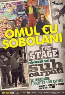 Concert Omul cu Sobolani in club The Stage din Bacau