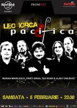 Concert Leo Iorga si Pacifica la Hard Rock Cafe Bucuresti