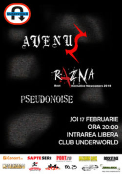 Concert Razna in club Underworld din Bucuresti