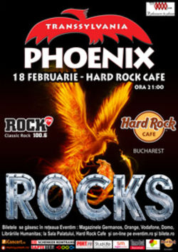 Concert Phoenix in Hard Rock Cafe din Bucuresti