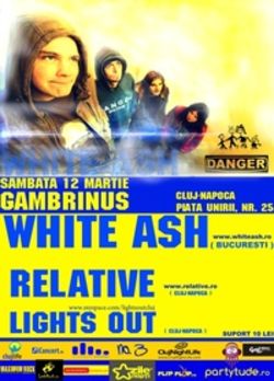 Concert White Ash si Relative in Gambrinus Pub Cluj