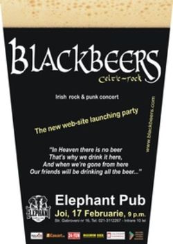 Concert Blackbeers in Elephant Pub din Bucuresti