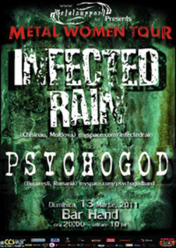 Concert Infected Rain si Psychogod in bar Hand din Iasi