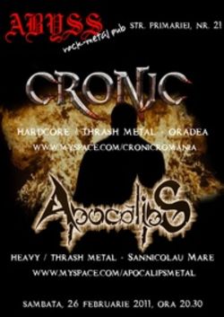 Concert Cronic si ApocalipS in Abyss Club Oradea