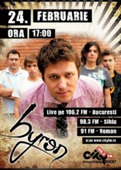 byron canta live la CityFM