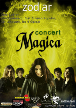 Concert Magica in club Zodiar din Galati