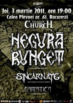 Concert Negura Bunget, Sincarnate si Carpatica in Silver Church
