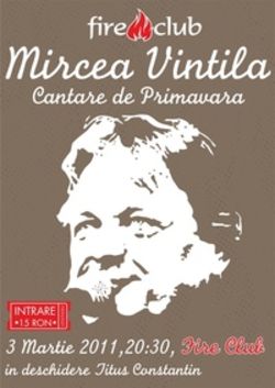Concert Mircea Vintila in Fire Club Bucuresti